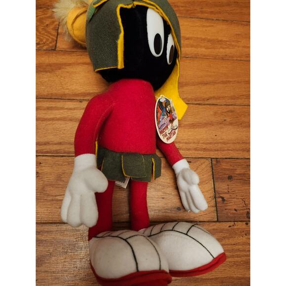 Vintage 1993‎ 24k Marvin The Martian Looney Tunes Plush Stuffed Toy With Tag - Picture 2 of 10